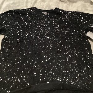 Rue 21 Black and White Spotted Shirt